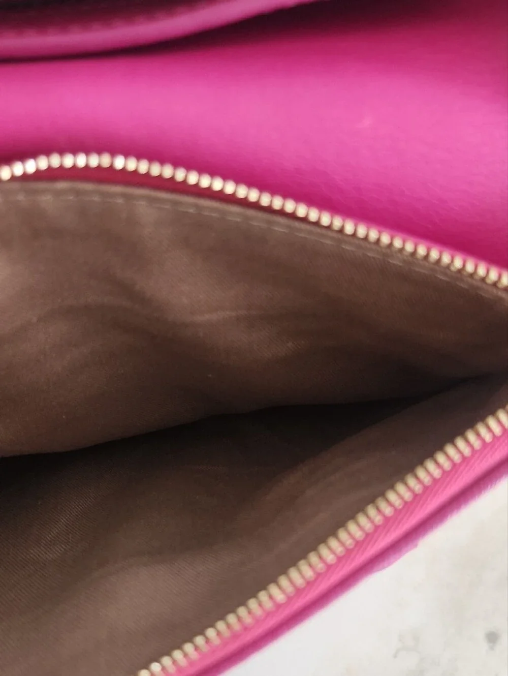 MCM Fuchsia Pink Saffiano Leather Top-Handle Satchel W/Crossbody Strap
